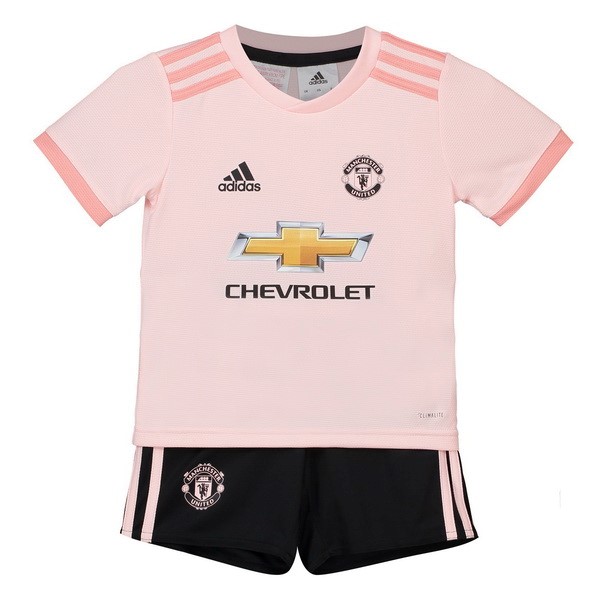 Camiseta Manchester United Segunda equipación Niños 2018-2019 Rosa